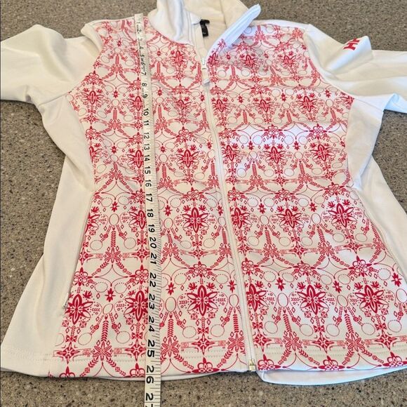 HELLY HANSEN Nordic Snowflake Print Full Zip Performance Jacket - Picture 10 of 12